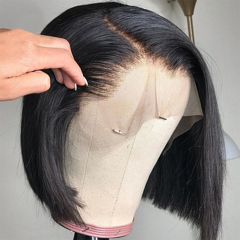 Wig Women's Real Wig Headgear Wig Women's Real Wig Headgear
